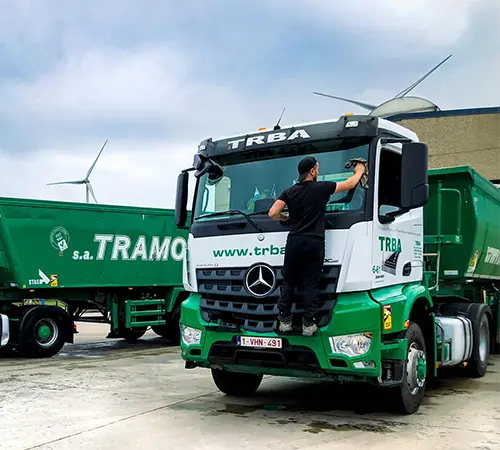 Camion vert